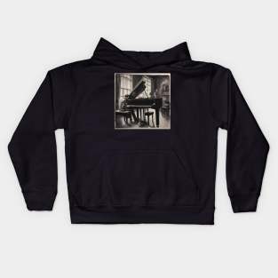 The pianist inspired art Kids Hoodie